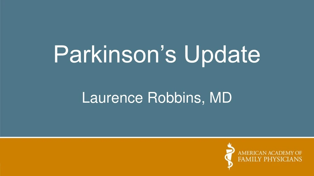 parkinson s update