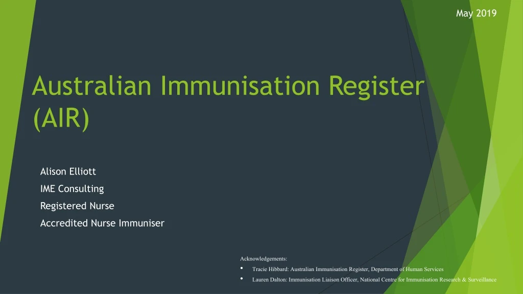 australian immunisation register air