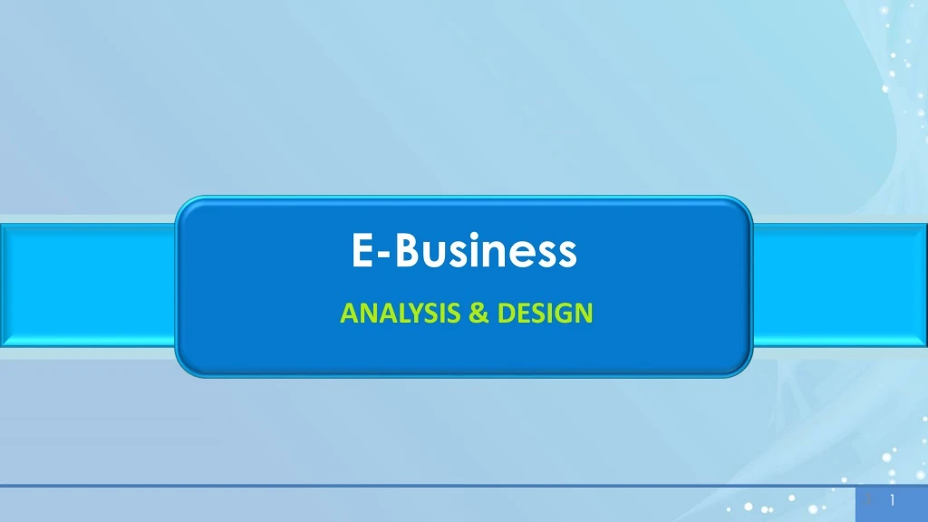 e business