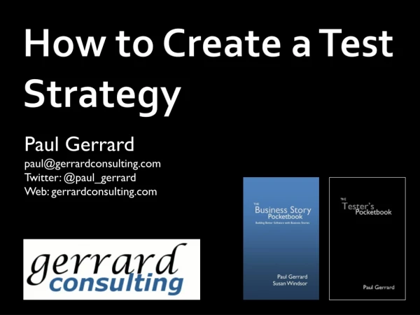 How to Create a Test Strategy