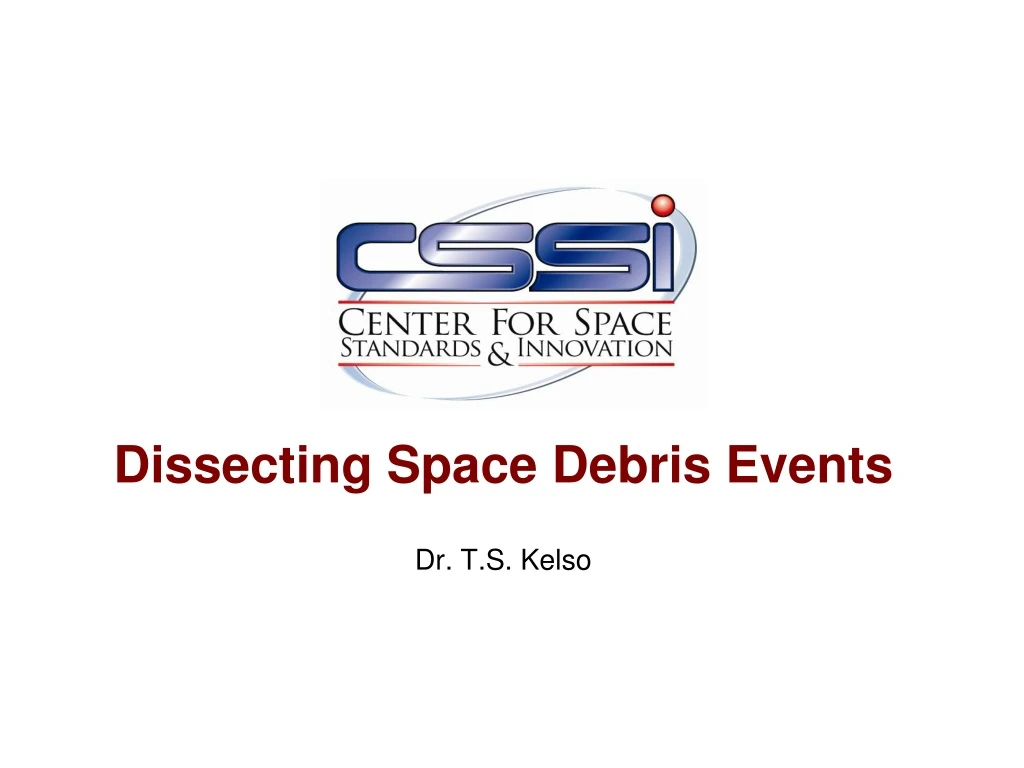 dissecting space debris events