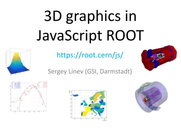 3D graphics in JavaScript ROOT