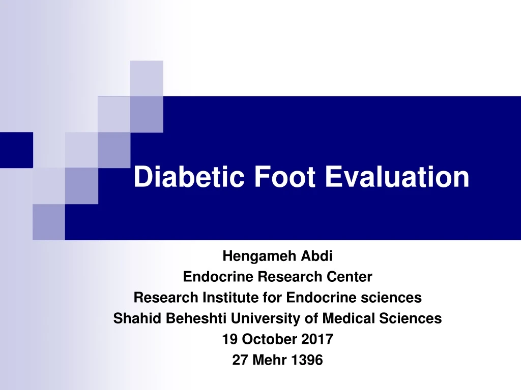 diabetic foot evaluation