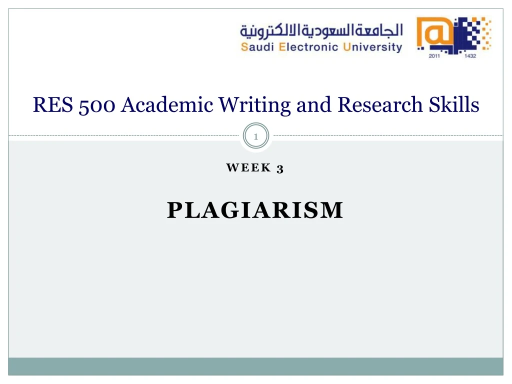 res 500 academic writing and research skills