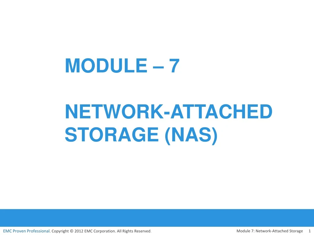 module 7 network attached storage nas