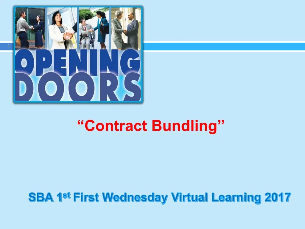 sba 1 st first wednesday virtual learning 2017