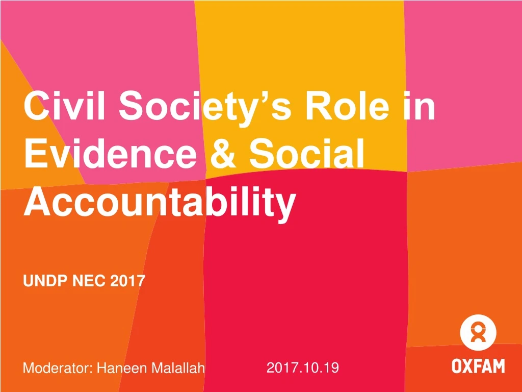 civil society s role in evidence social accountability