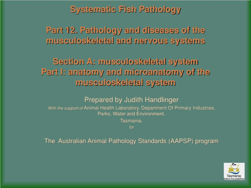 systematic fish pathology part 12 pathology