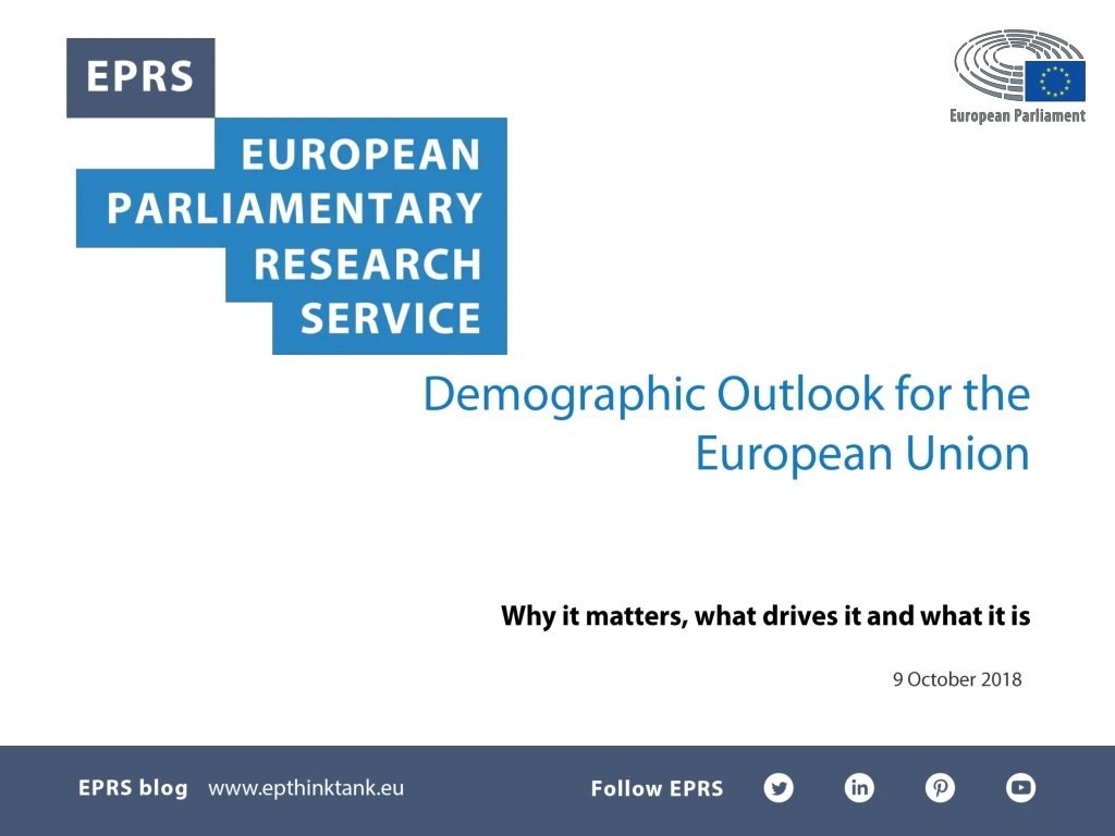 demographic outlook for the european union