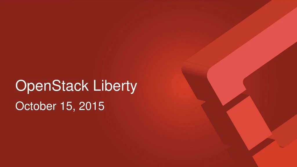 openstack liberty october 15 2015