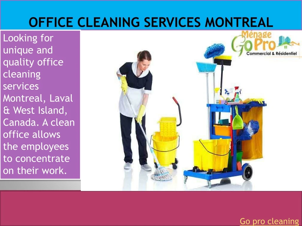 office cleaning services montreal
