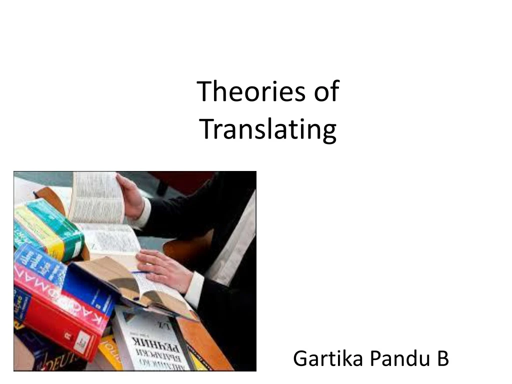 theories of translating