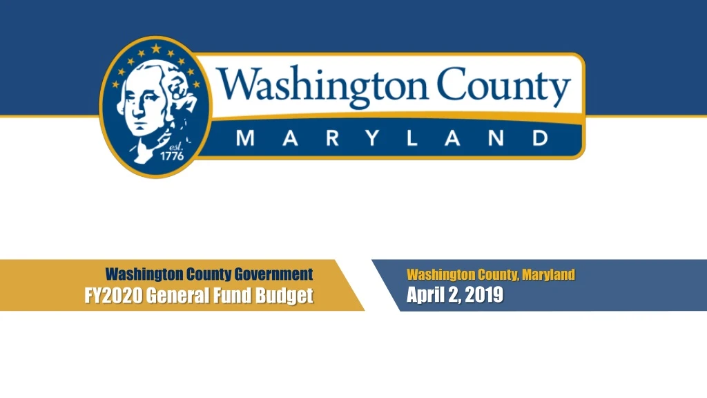 washington county government fy2020 general fund