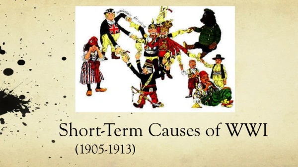 Short-Term Causes of WWI