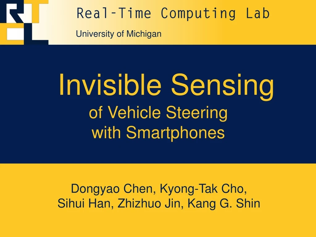 invisible sensing of vehicle steering with smartphones