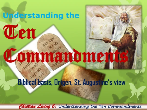 Understanding the Ten Commandments