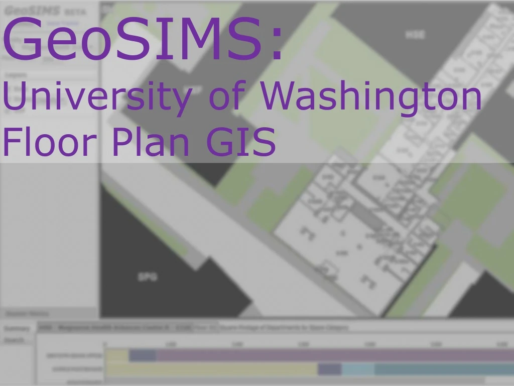 geosims university of washington floor plan gis