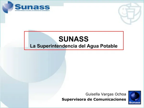 SUNASS La Superintendencia del Agua Potable