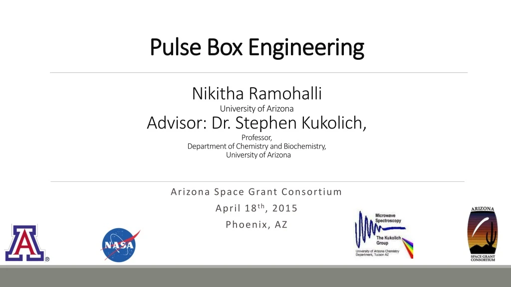 arizona space grant consortium april 18 th 2015 phoenix az
