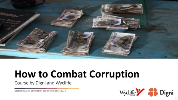 How to Combat Corruption