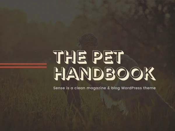 The pet hand book