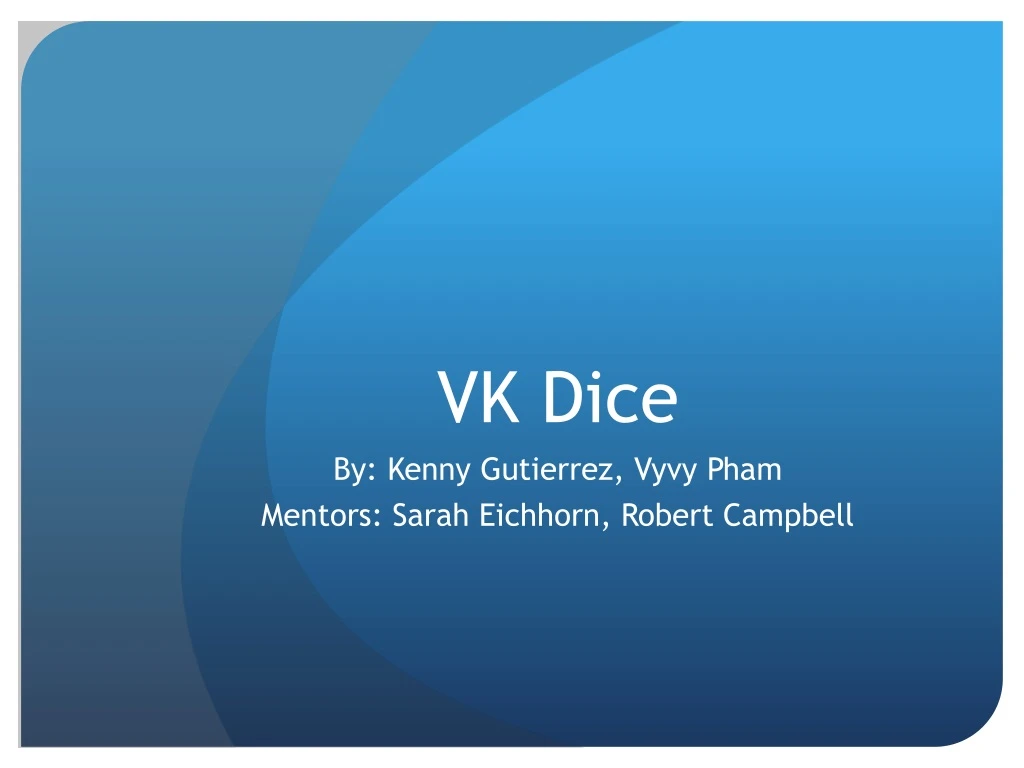 vk dice