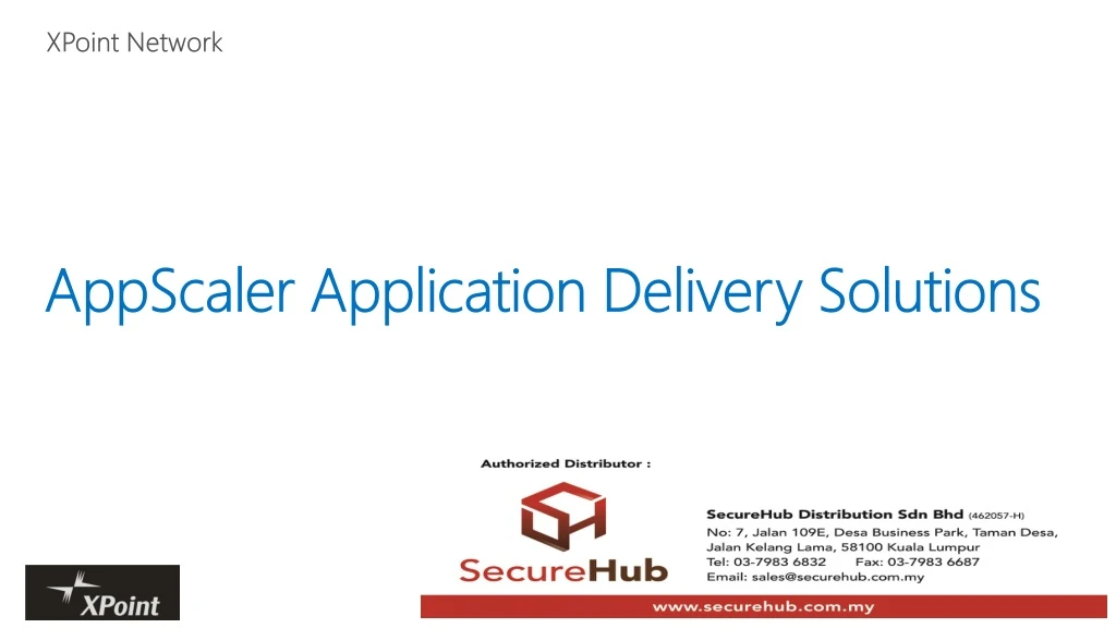 appscaler application delivery solutions