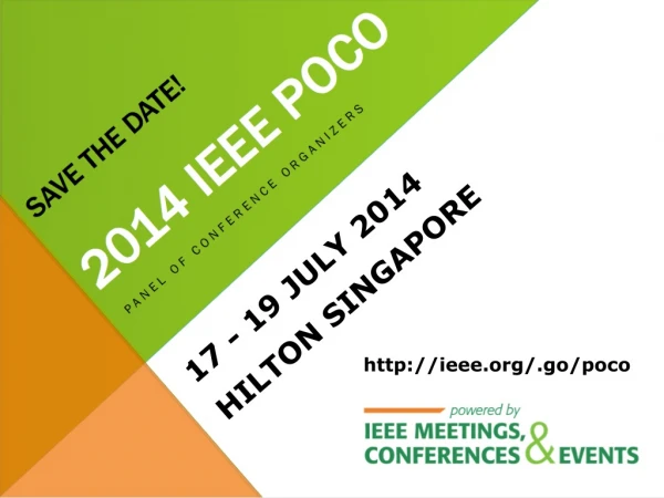 17 - 19 July 2014 Hilton Singapore