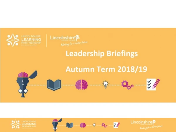 Welcome to Autumn Leadership Briefings