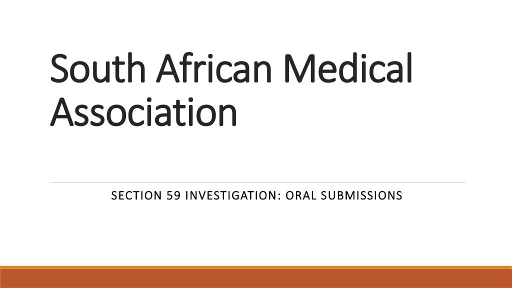 south african medical association