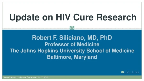 Update on HIV Cure Research