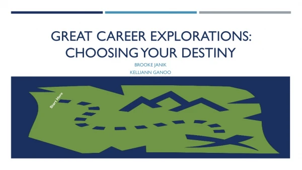 Great Career Explorations: Choosing Your Destiny