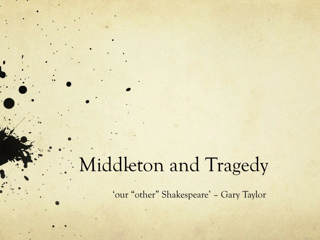 middleton and tragedy