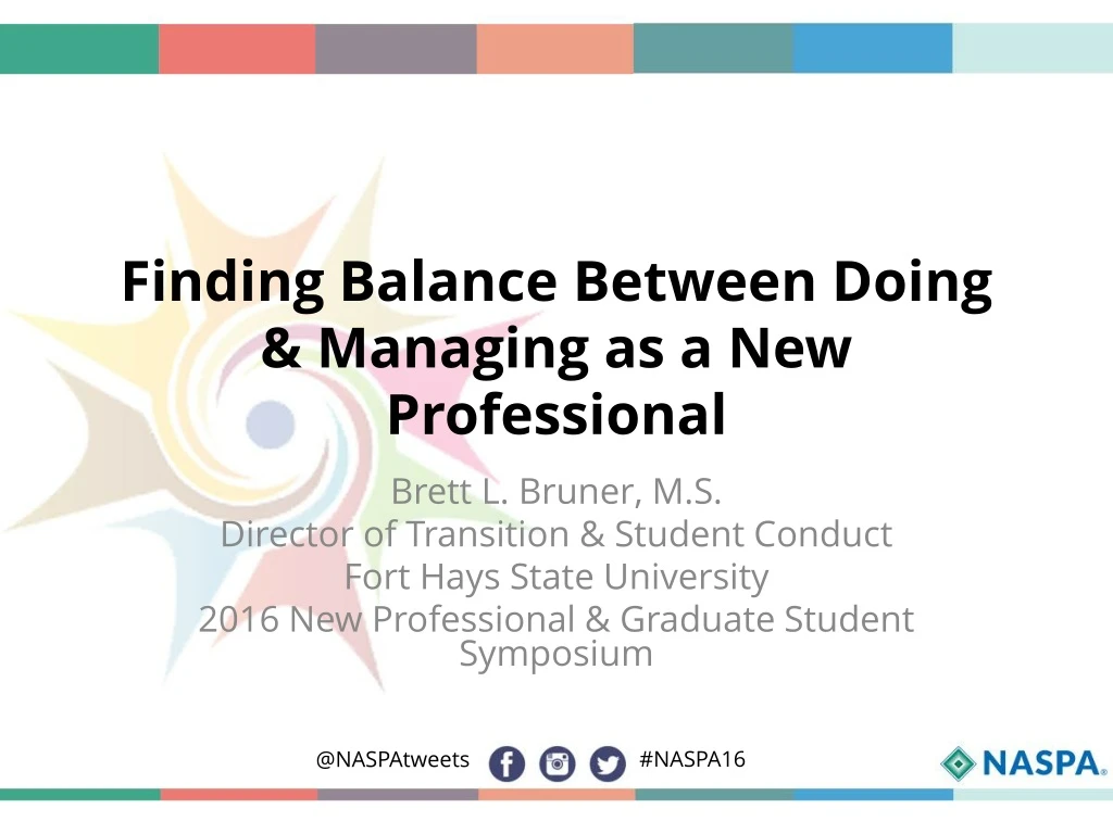 finding balance between doing managing as a new professional