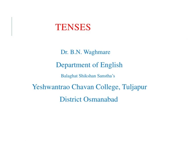 Tenses