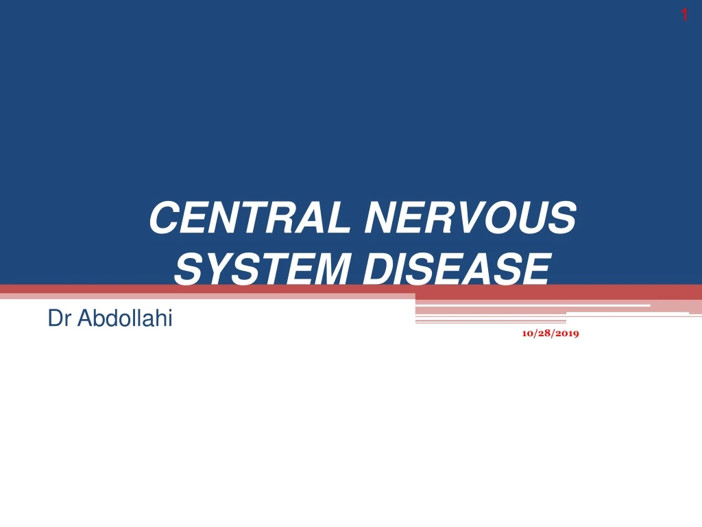 central nervous system disease