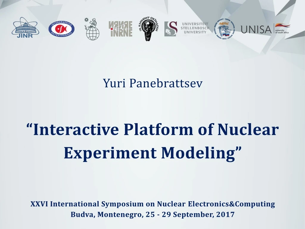 yuri panebrattsev interactive platform of nuclear