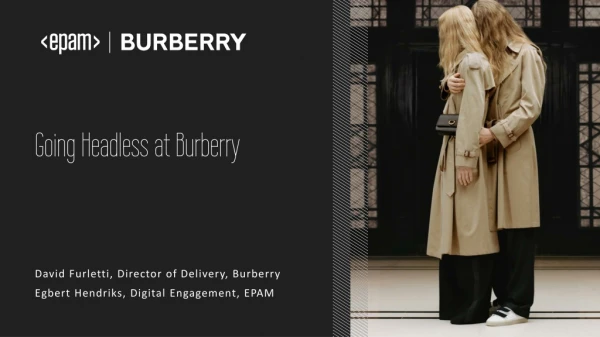 Going Headless at Burberry