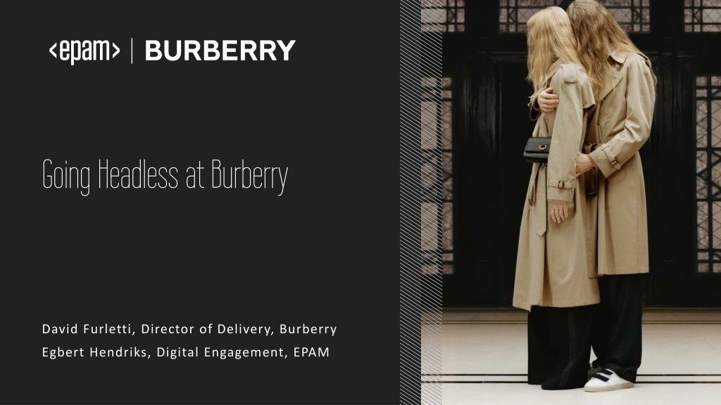 going headless at burberry