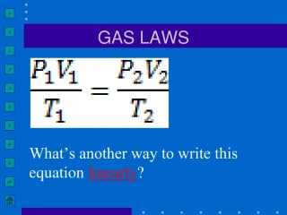 GAS LAWS - slide 1
