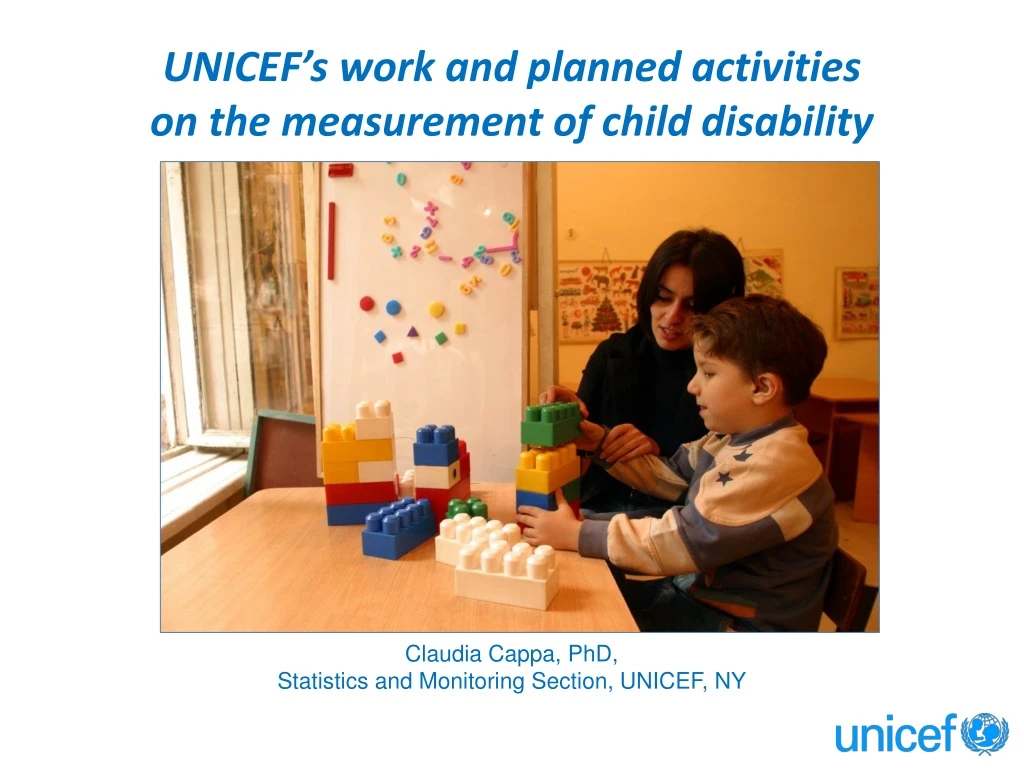 unicef s work and planned activities