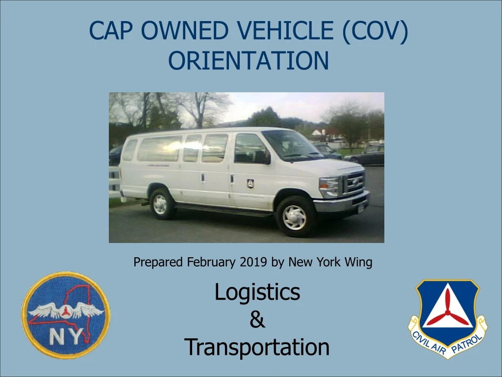 cap owned vehicle cov orientation