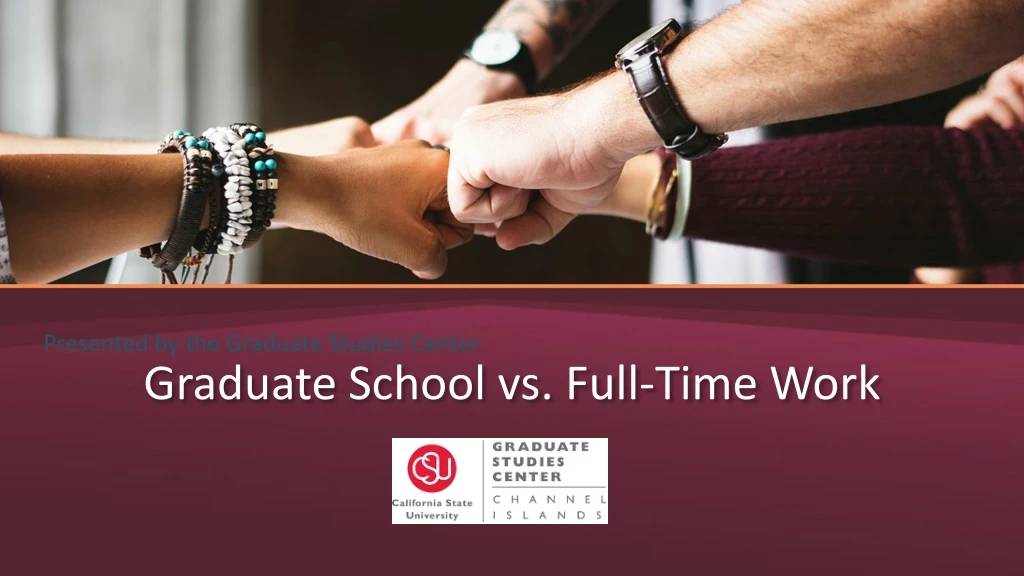 graduate school vs full time work