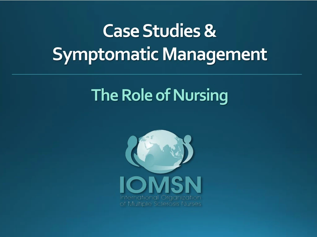 case studies symptomatic management