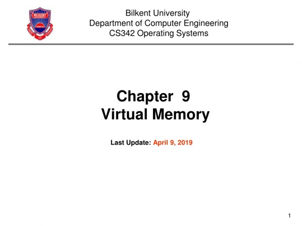 Chapter 9 Virtual Memory