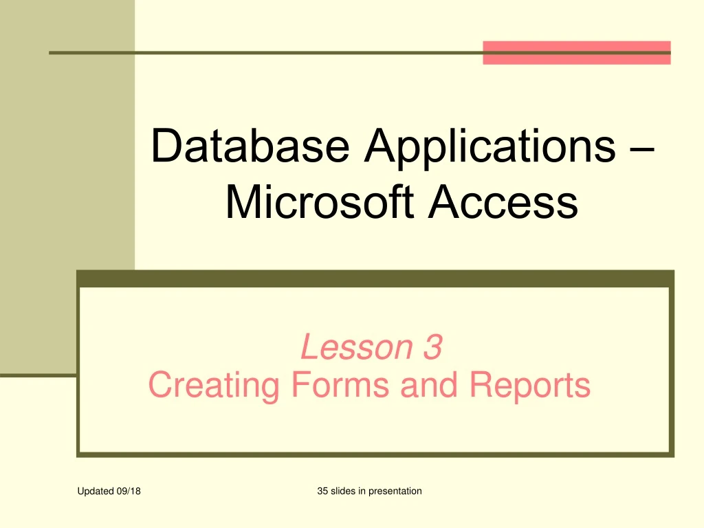 database applications microsoft access