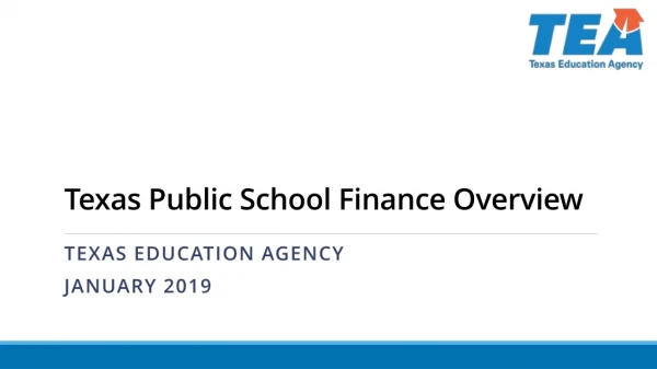 Texas Public School Finance Overview