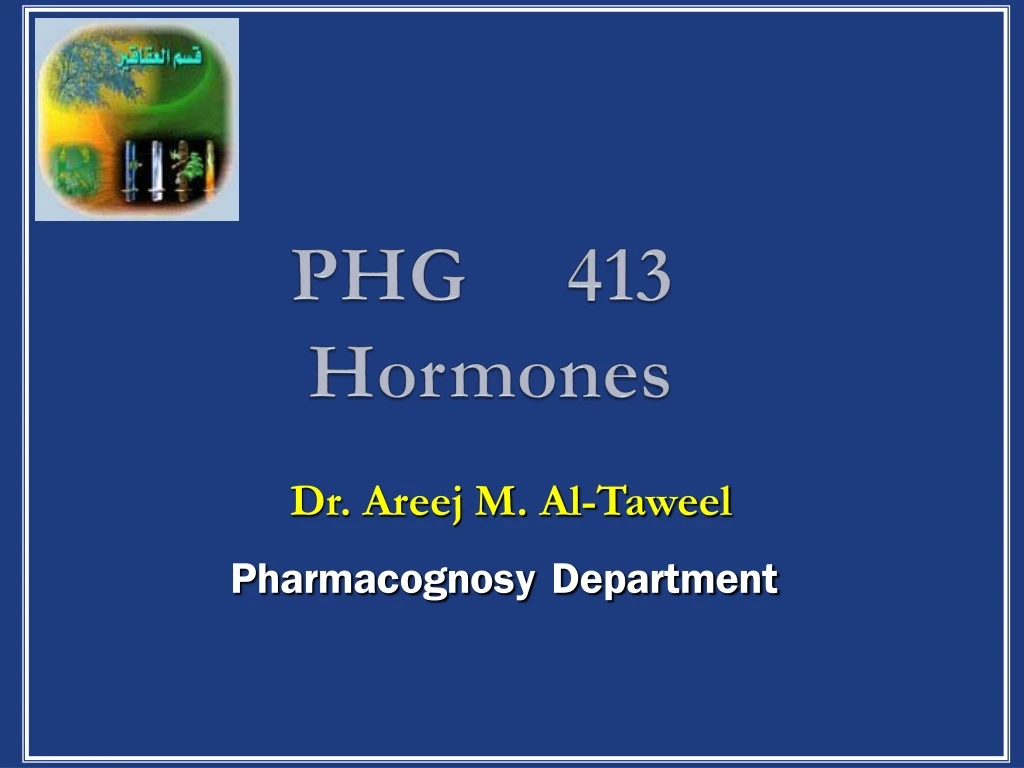 phg 413 hormones