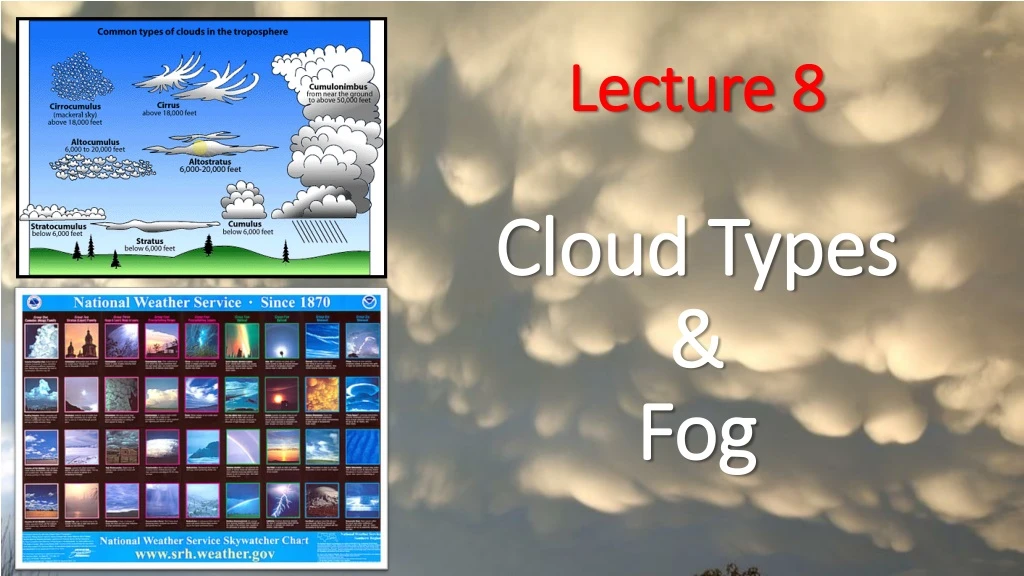 lecture 8 cloud types fog