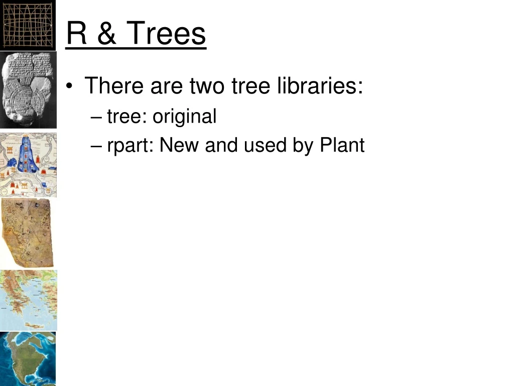 r trees